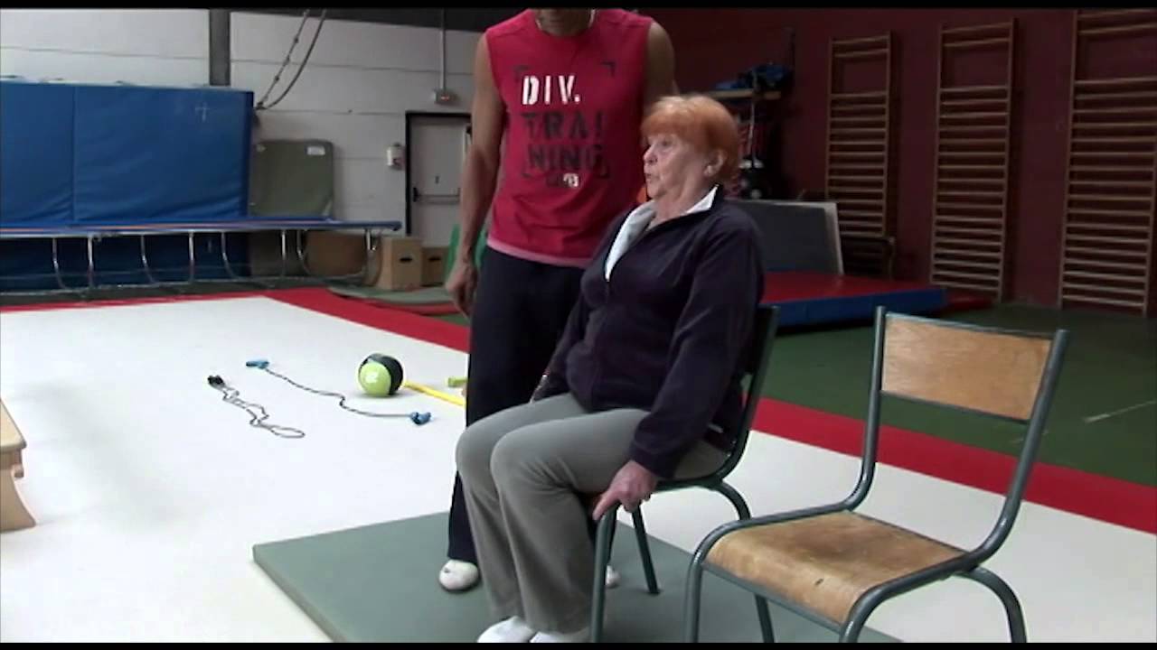 Le maintien en forme d'une personne âgée