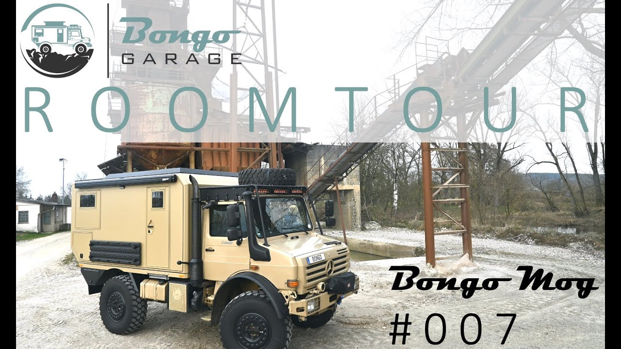 UNIMOG Exmo Camper Roomtour Bongo Mog #007 - U4000 Wohnmobil
