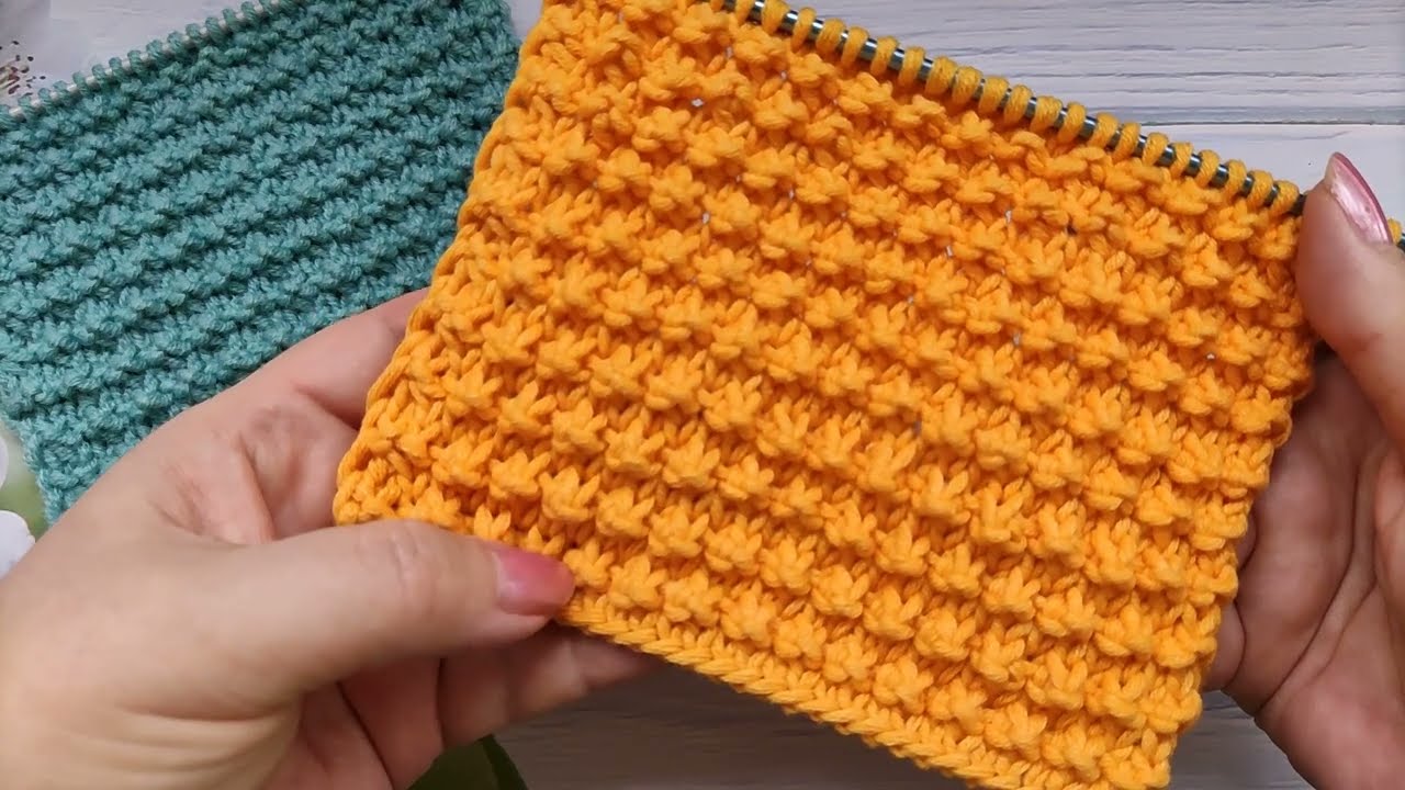 Star Stitch Knitting | Sternenmuster stricken | Punto Asterisco a Maglia | Point d'étoile au Tricot