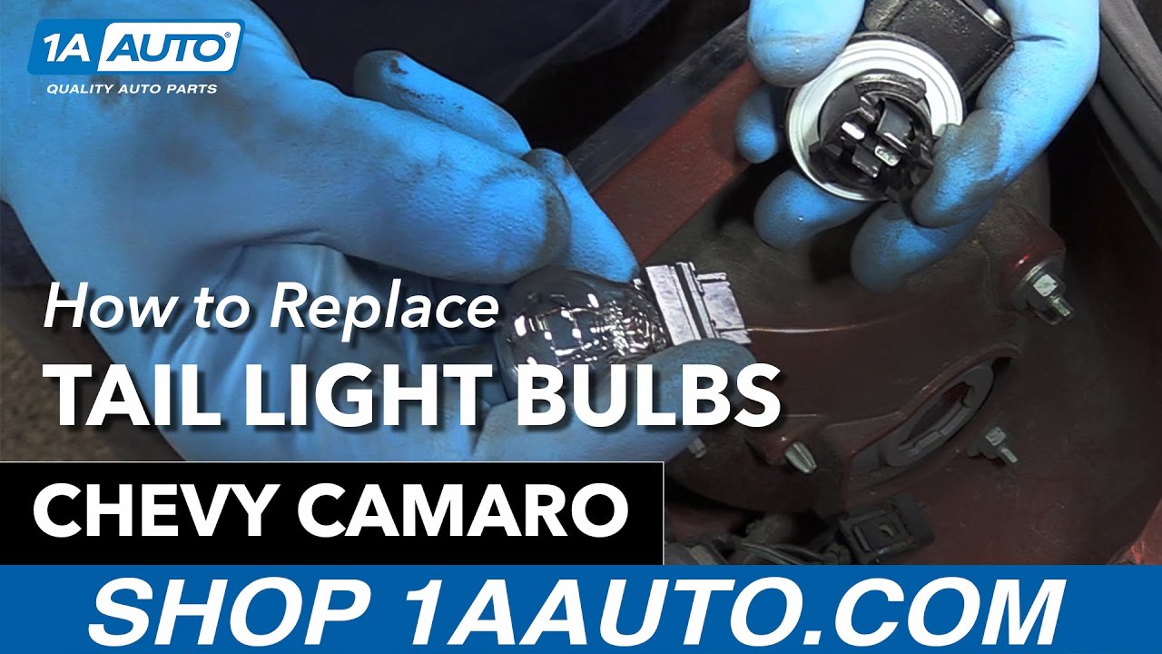 How to Replace Tail Light Bulbs 10-15 Chevy Camaro