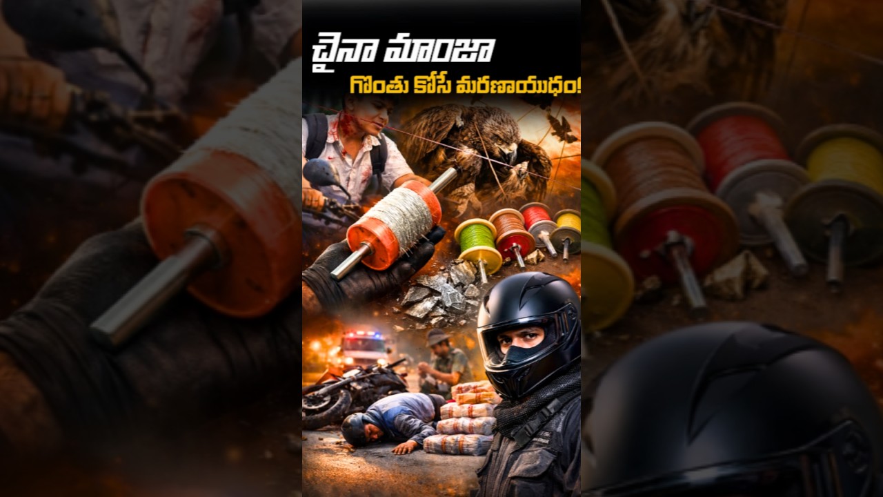 ⚠️ చైనా మాంజా – గొంతు కోసే మరణాయుధం! | China Manja 