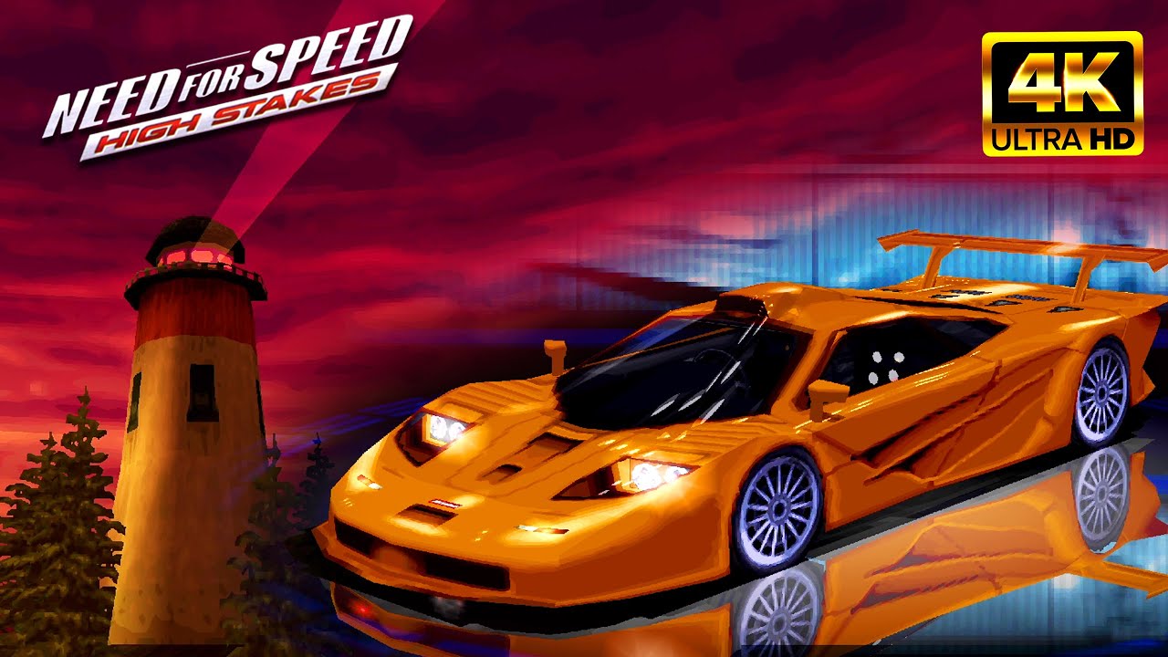 McLaren F1 GTR 4k Gameplay (Music & Replay Included) - NFS High Stakes PS1 on Duckstation