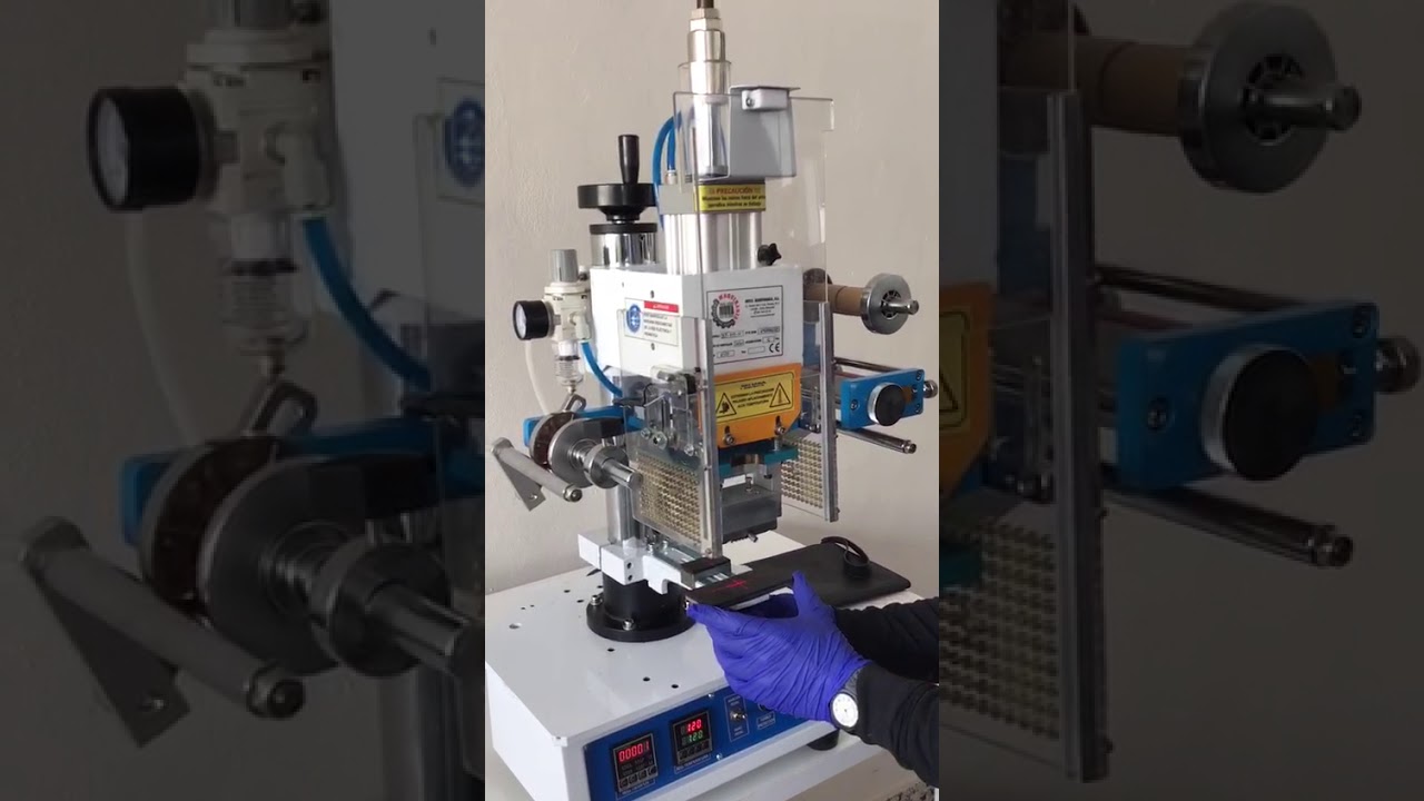 Máquina de timbrar y grabar con SOPORTE AÉREO