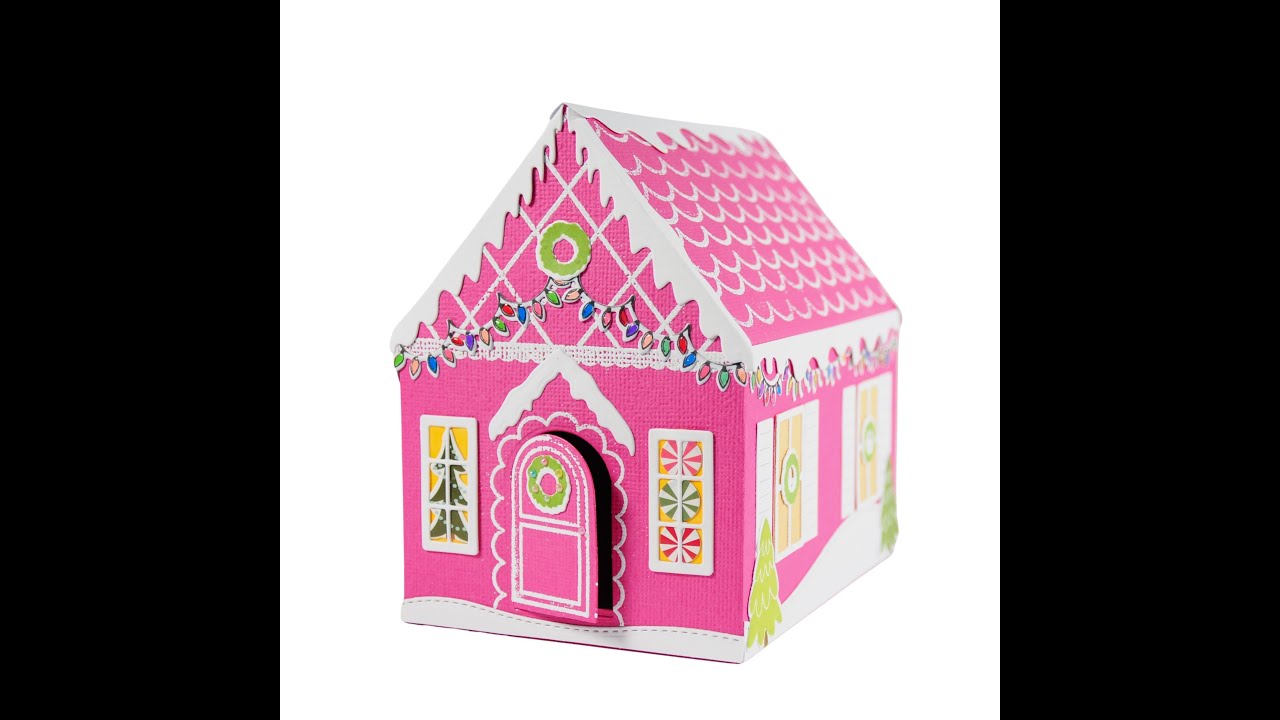 Diamond Press 3D Gingerbread House Stamp and Die Kit