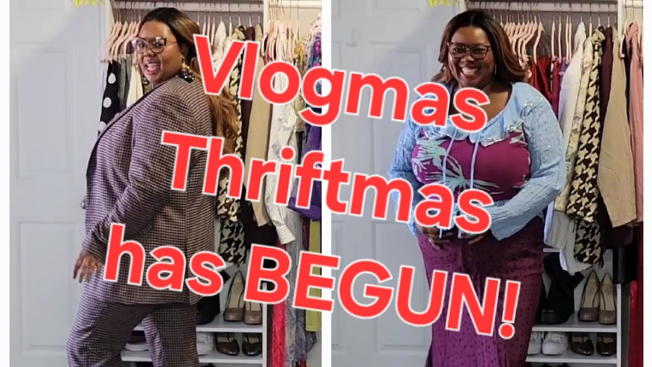 Thriftmas - Vlogmas | Pinterest Inspired Outfits | Thrifted Edition | Plus Size