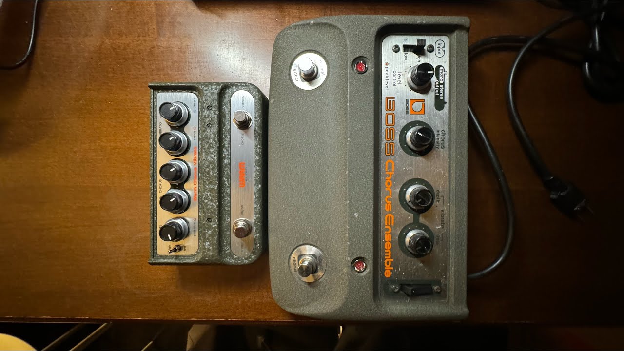 BOSS CE-1 vs Warm Audio C1 - Preamp, Chorus, Vibrato Comparison