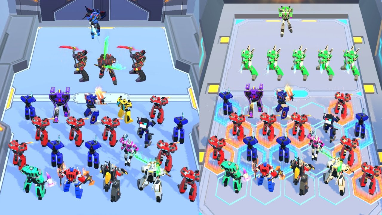 Robot Run Transformer  Merge Battle - Merge Master Transformer Battle