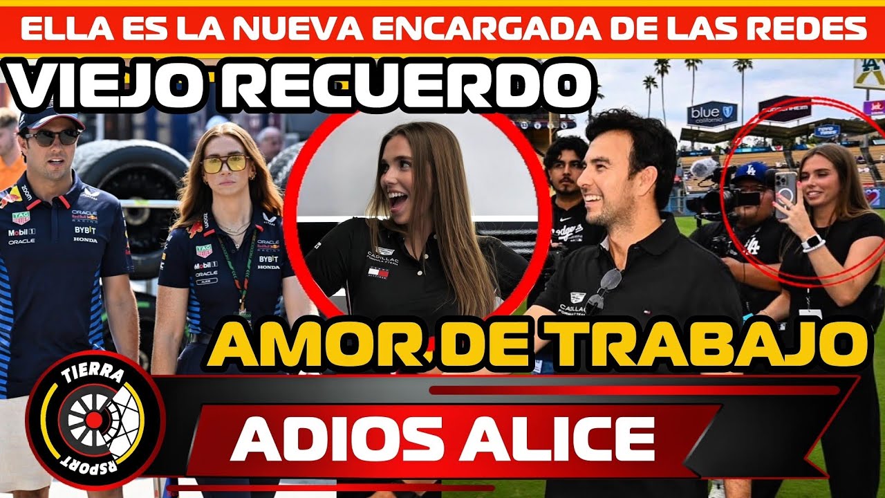 ¡ADIÓS ALICE! ELLA ES LA ENCARGADA DE LAS REDES DE CADILLAC CON CHECO PÉREZ, NUEVO AMOR DE TRABAJO