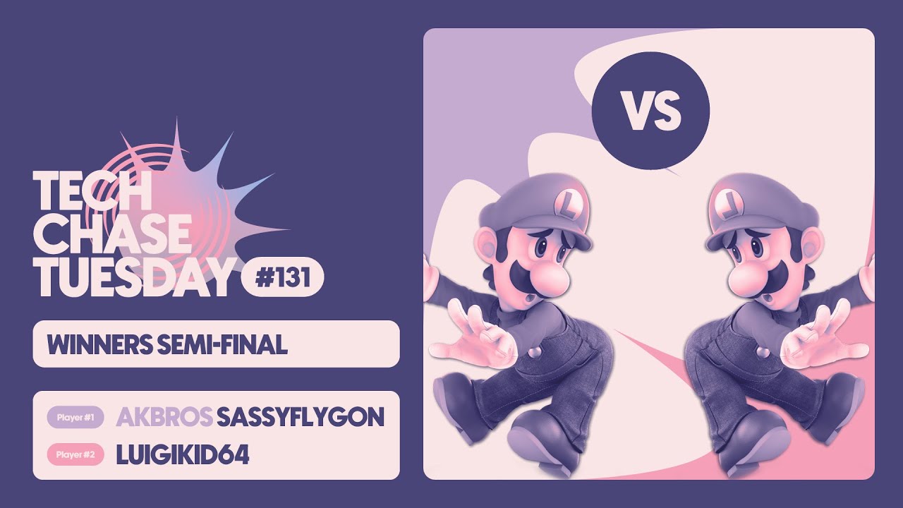 Akbros | SassyFlygon (Luigi) vs Luigikid64 (Luigi) | Winners Semis | Tech Chase Tuesday 131