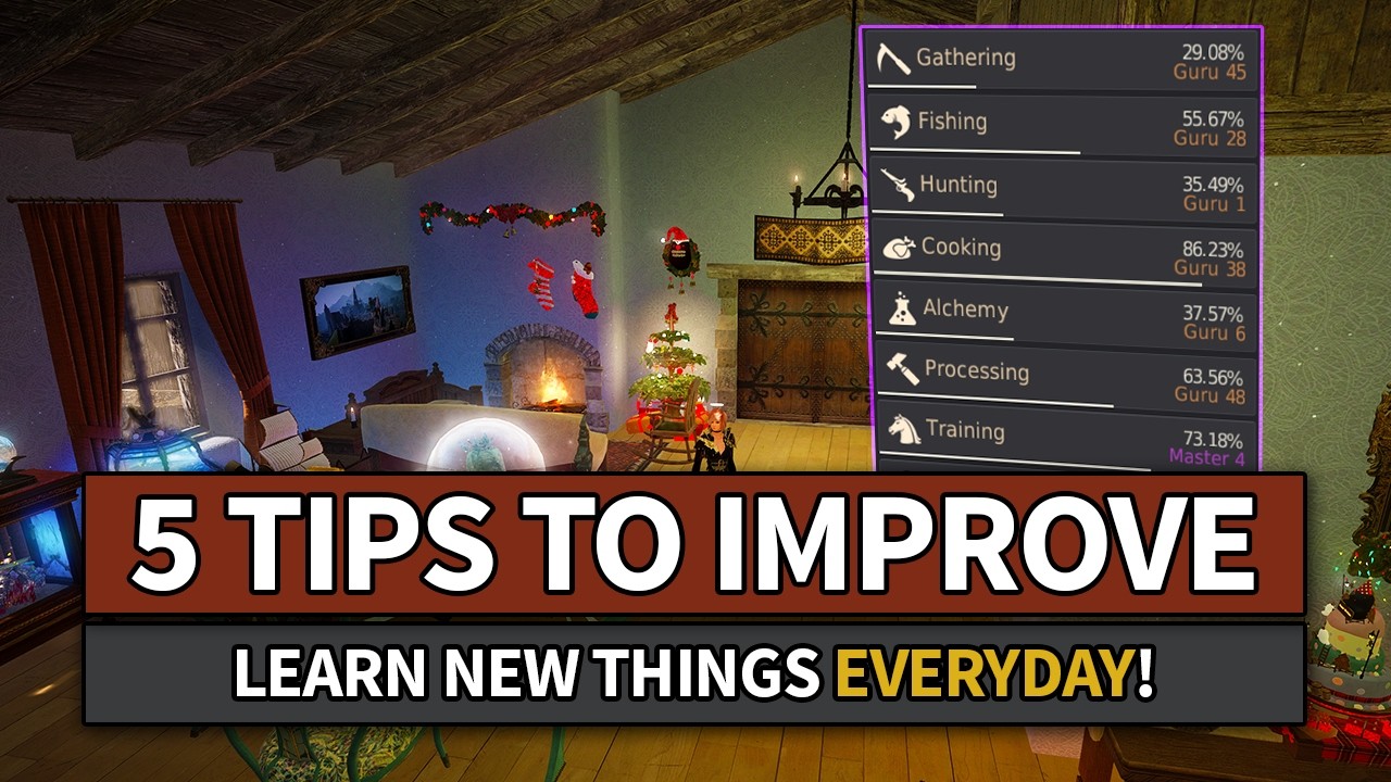 5 Tips to Improve Everyday in Black Desert