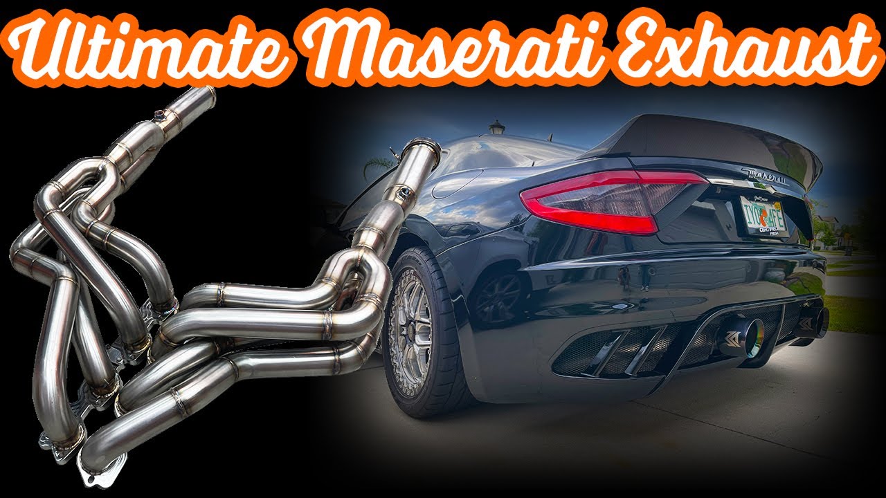 I Built The Ultimate Maserati Exhaust. AMAZING V8 Sound