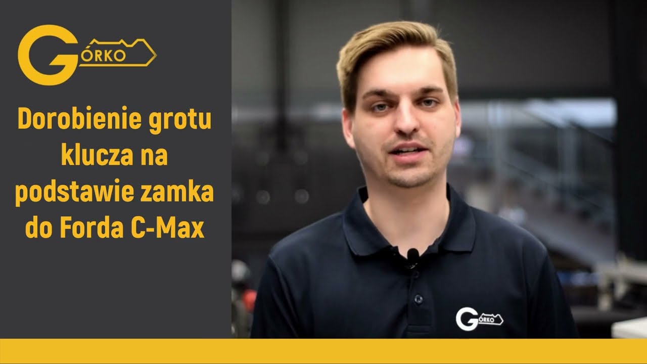 Jak dorobiliśmy grot klucza na podstawie zamka do Forda C-MAX?
