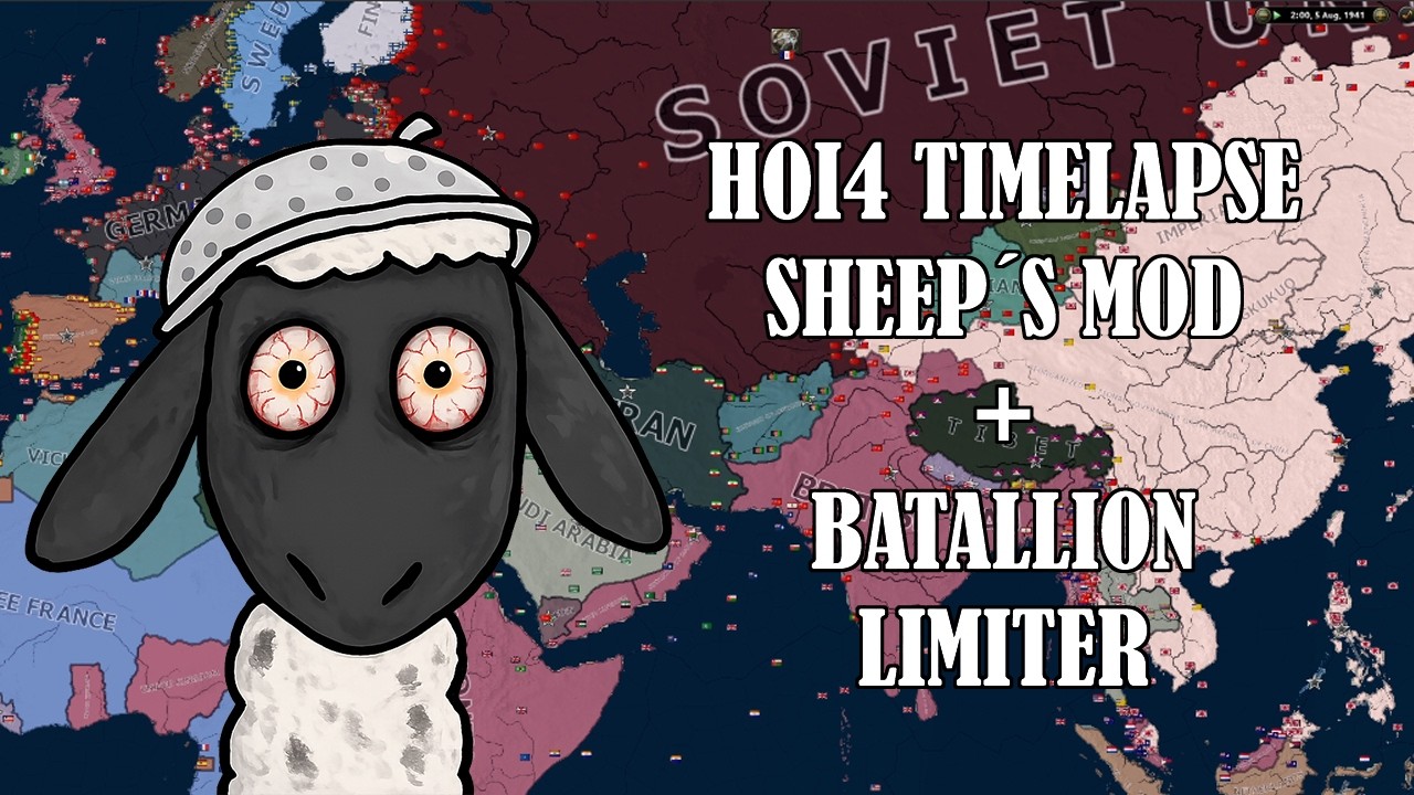 SHEEPS´S MOD TIMELAPSE | HOI4 TIMELAPSE