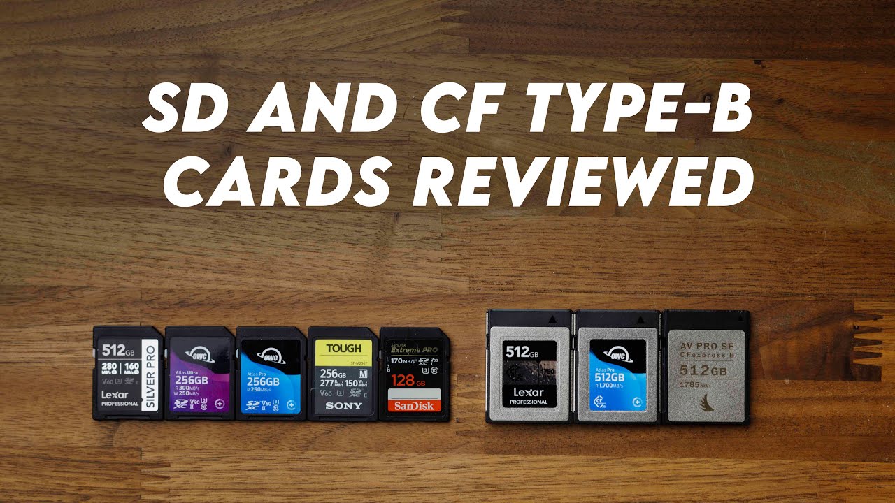 My Current SD and CF Type B Cards