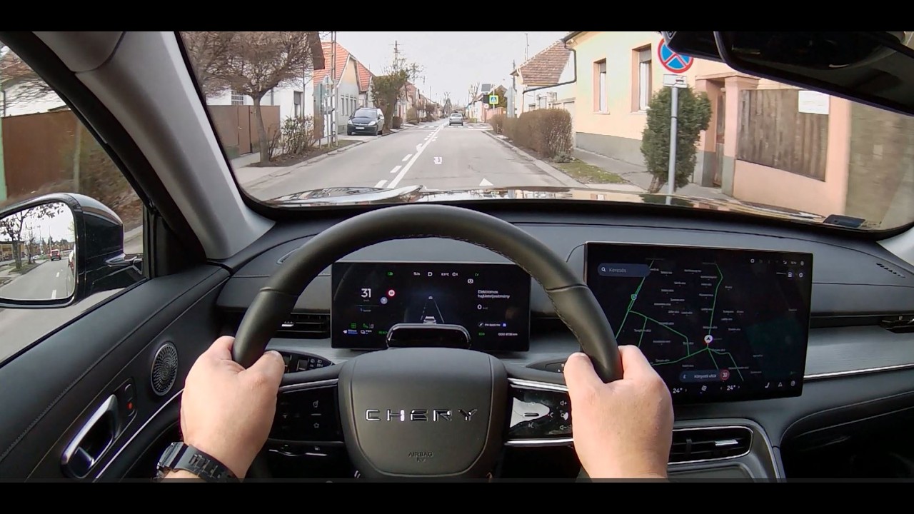Chery Tiggo 8 CSH (Luxury 279HP) 2026 / Csak vezetés, POV Test Drive