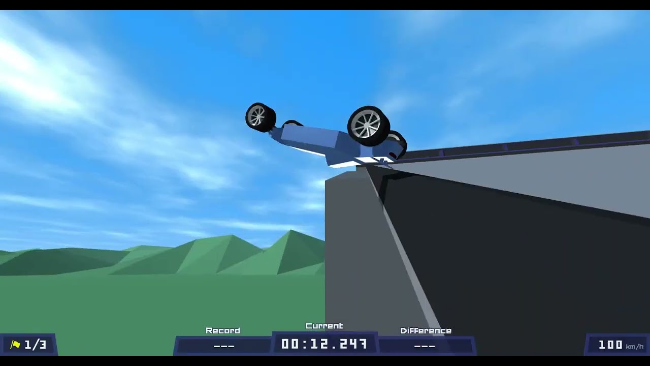 playing Poly Track on my old ass laptop