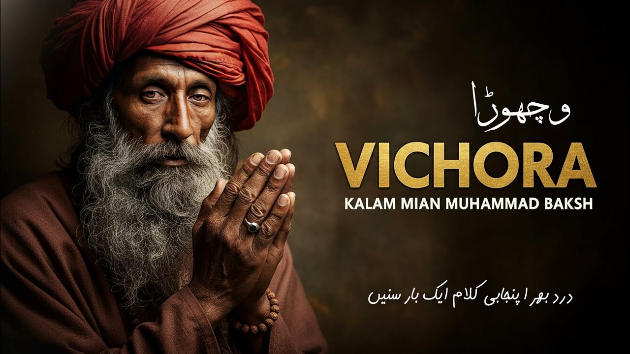 &ldquo;Vichora&rdquo; | Sad Devotional Soulful Sufi Punjabi Kalam | Mian Muhammad Baksh 2026 | Sufi Saints Music