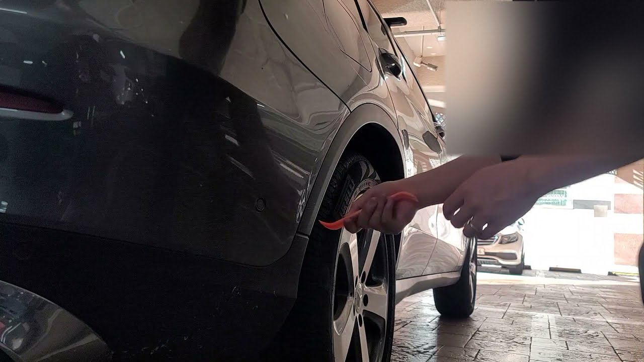 벤츠 GLC 300 쿠페 순정 오버휀더 바꾸기 Benz GLC 300 coupe (x253) OEM over fender flares install