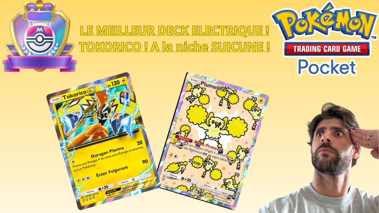 MEILLEUR DECK ELECTRIQUE ! TOKORIKO ! Il nous fait passer TOP 10000 ? Pokémon TCG Pocket