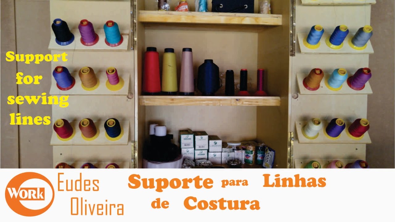 Suporte para linhas de costura /  Support for sewing lines