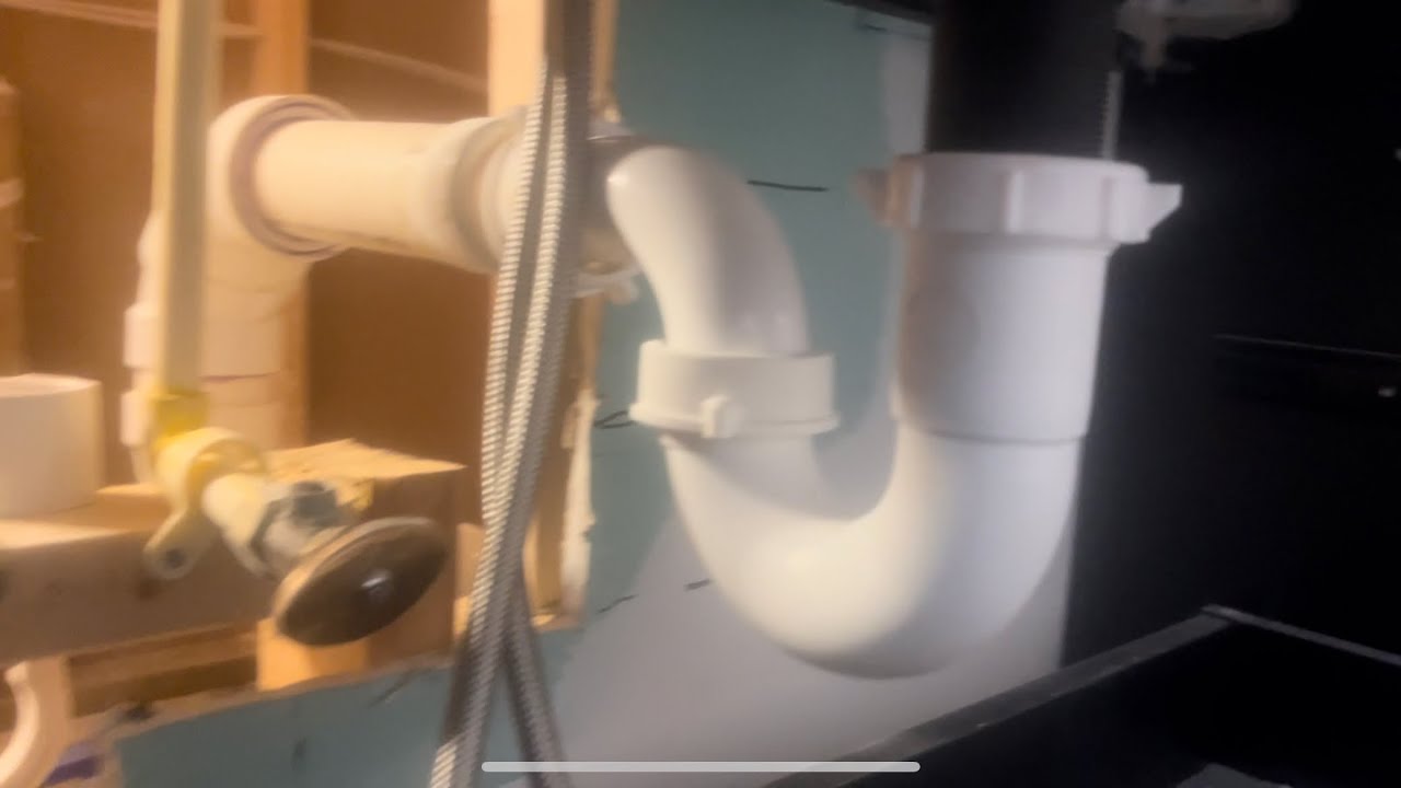 How to install a P-trap bathroom vanity sink ￼