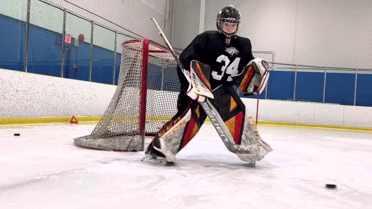 Hockey Goalie Training : Dead Angles (see description)