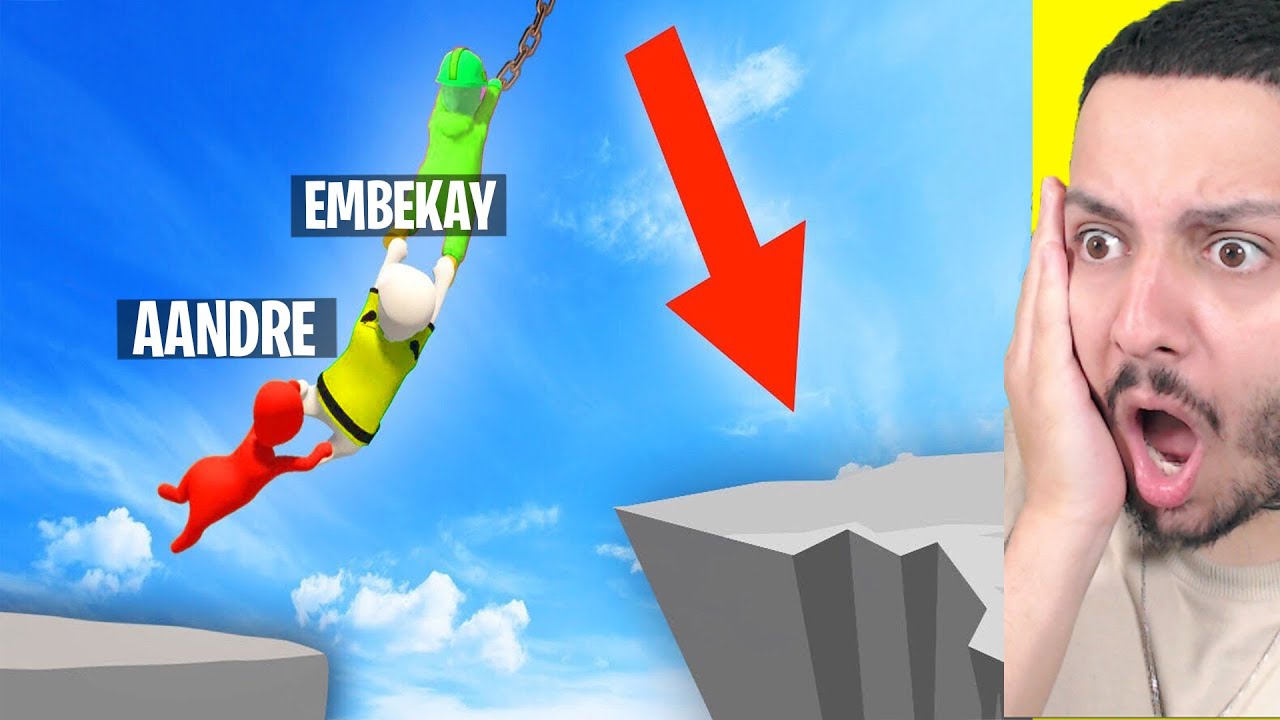 Der SCHWERSTE PARKOUR in HUMAN FALL FLAT !! mit @AANDRE