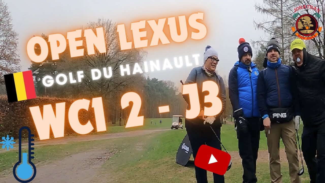 WCI2 - Départ au Royal Golf Club du Hainaut avec  @potes2golf  , les golfeurs du 17 et Marielle