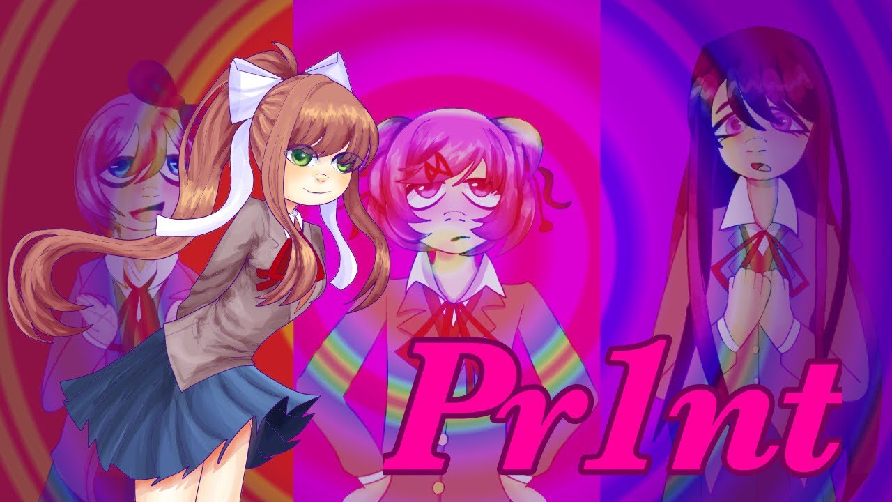 !Print! animation meme ddlc [ShroomArt]