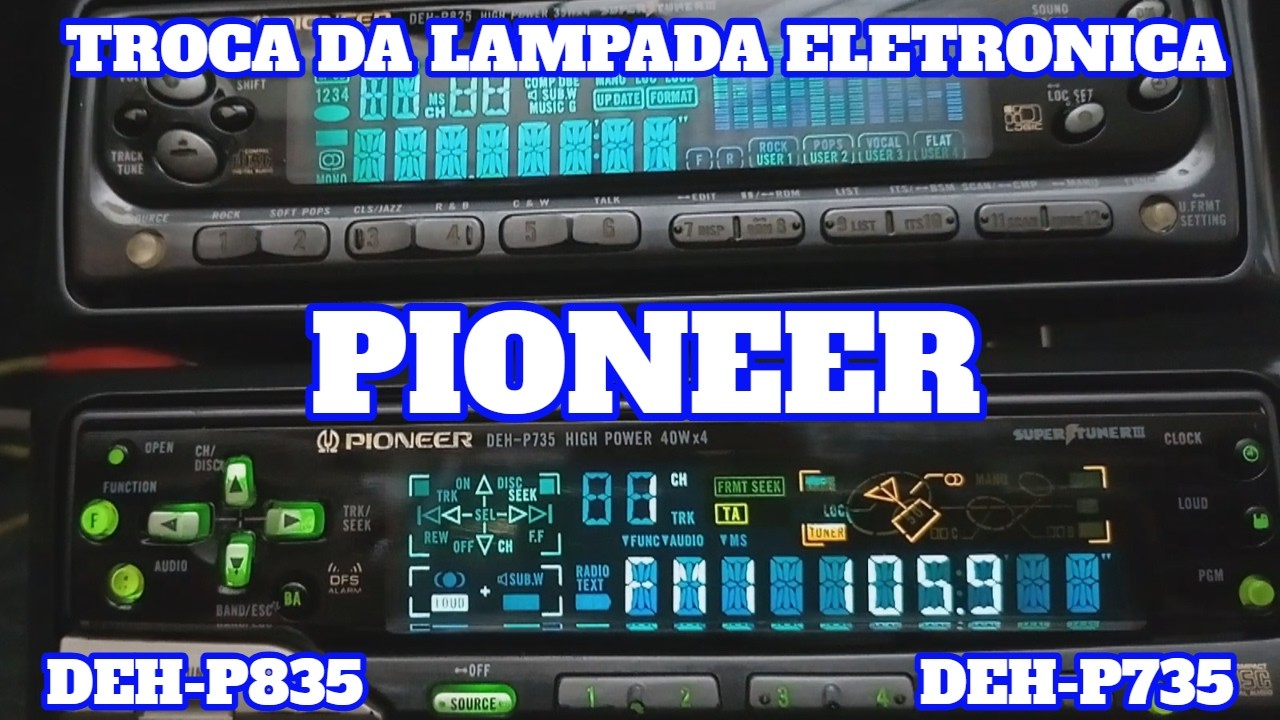 Deixe seu som brilhar: Passo a passo para trocar a lâmpada eletrônica do #pioneer old school
