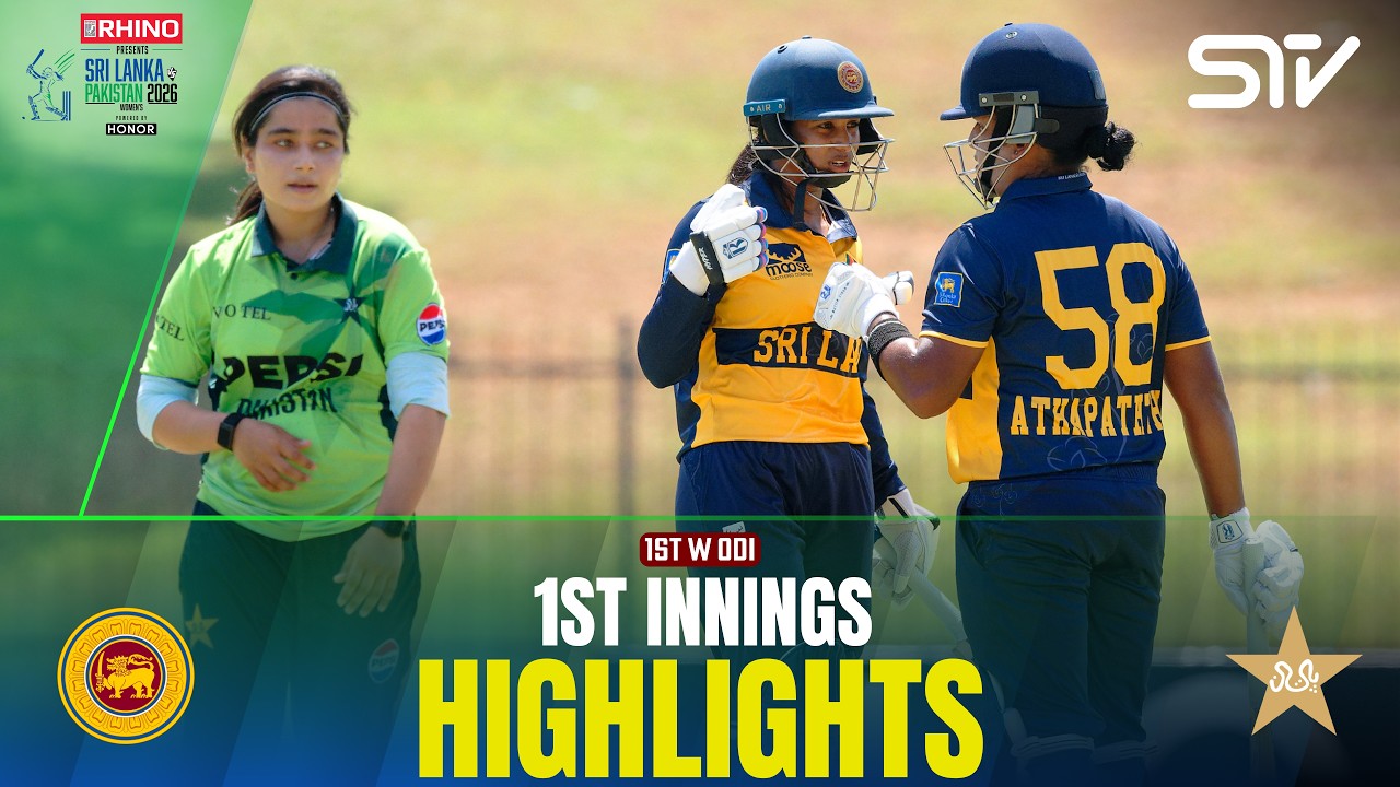 1st Inning Highlights | Sri Lanka Women v Pakistan Women | Match 01 | ODI Series 2026 | M9l1K