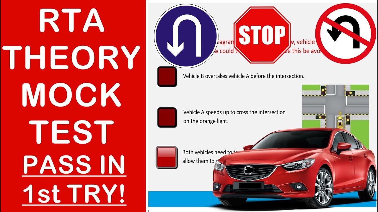 RTA Theory Mock Test Latest All 350+ Questions  with Answers Selected 2024