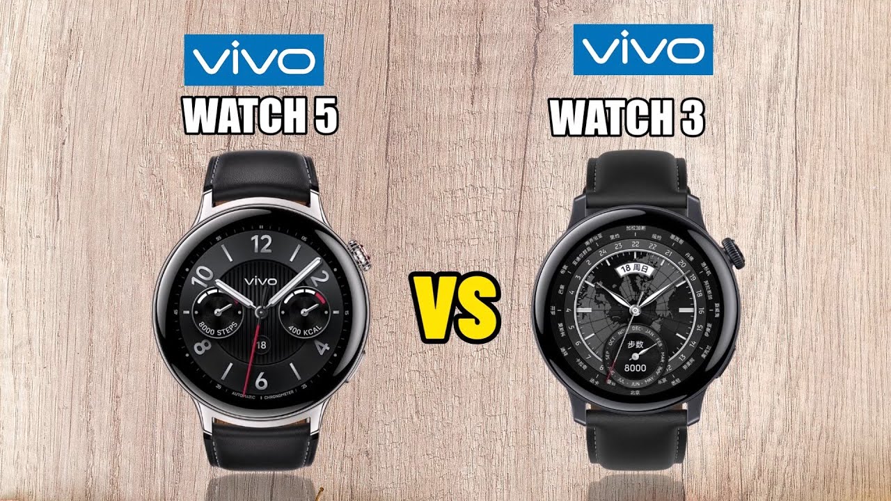 vivo WATCH 5 vs vivo WATCH 3 Smartwatch Comparison