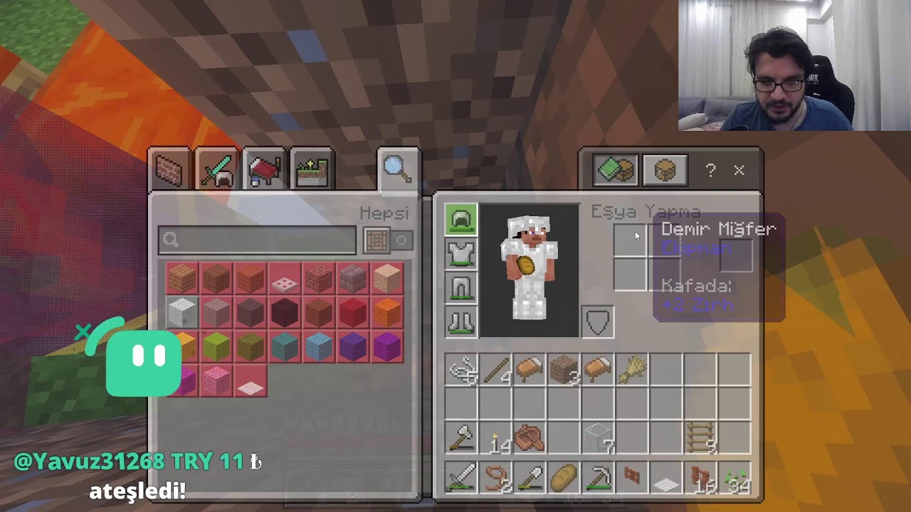 kafa dağıtmalık gece minecraft'ı | CANLI