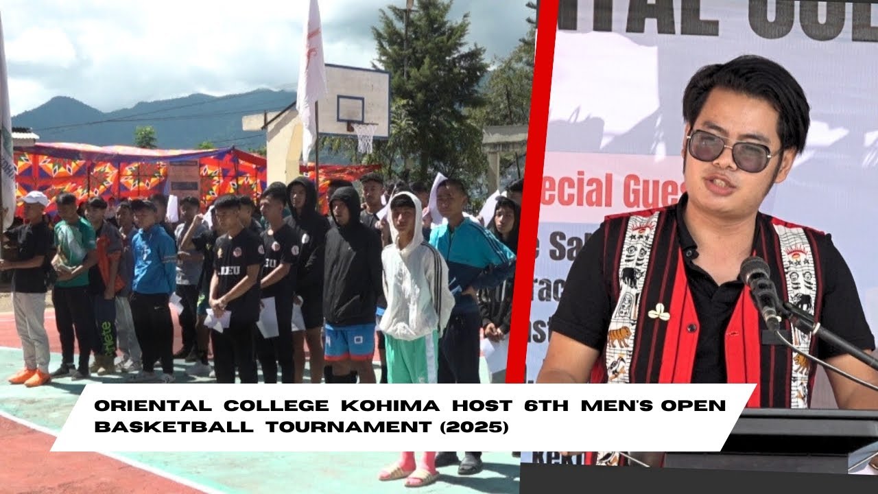 6-й мужской открытый баскетбольный турнир 2025 года / Церемония открытия / Восточный колледж, Кохима