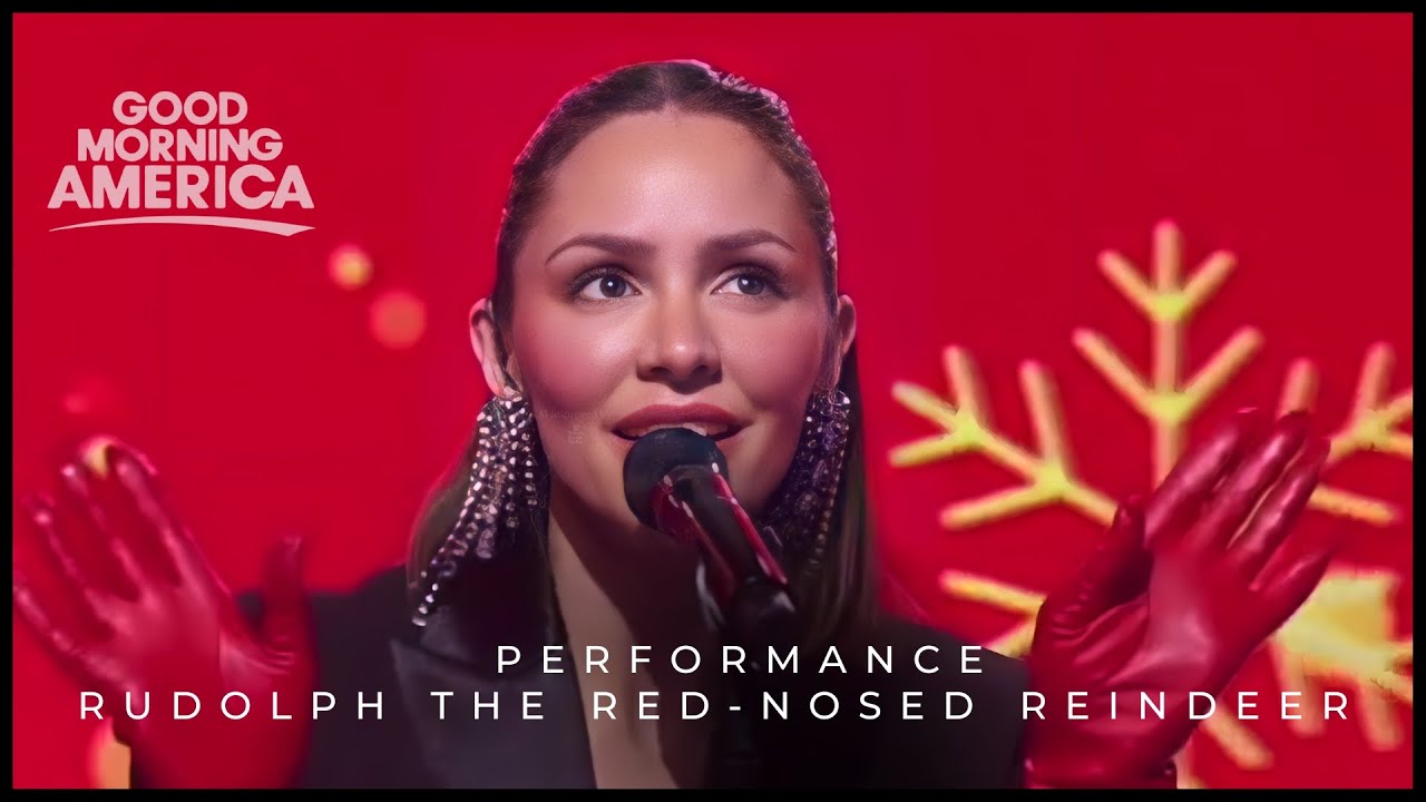 Katharine McPhee Foster & Brandon Goldberg • Rudolph the red-nosed reindeer | Good Morning America