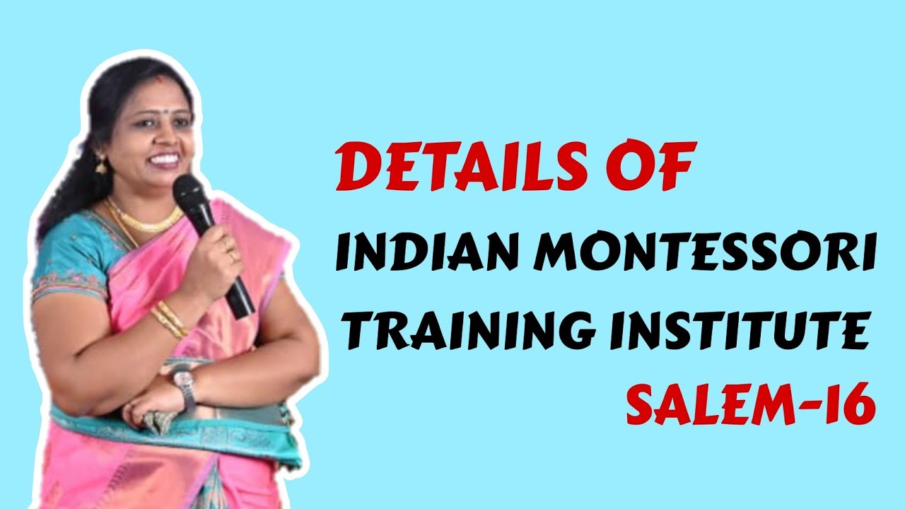 Indian Montessori Training Institute | Tamil IMTI Salem