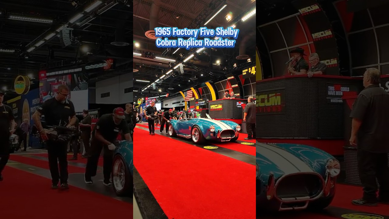 1965 Factory Five Shelby Cobra replica Roadster. #shorts #mecumauctionshouston2025 #