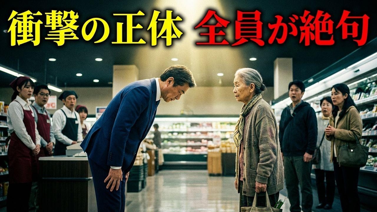 「万引き犯」と罵られたボロ服の老婆…社長が現れた瞬間に全員が絶句した衝撃の正体