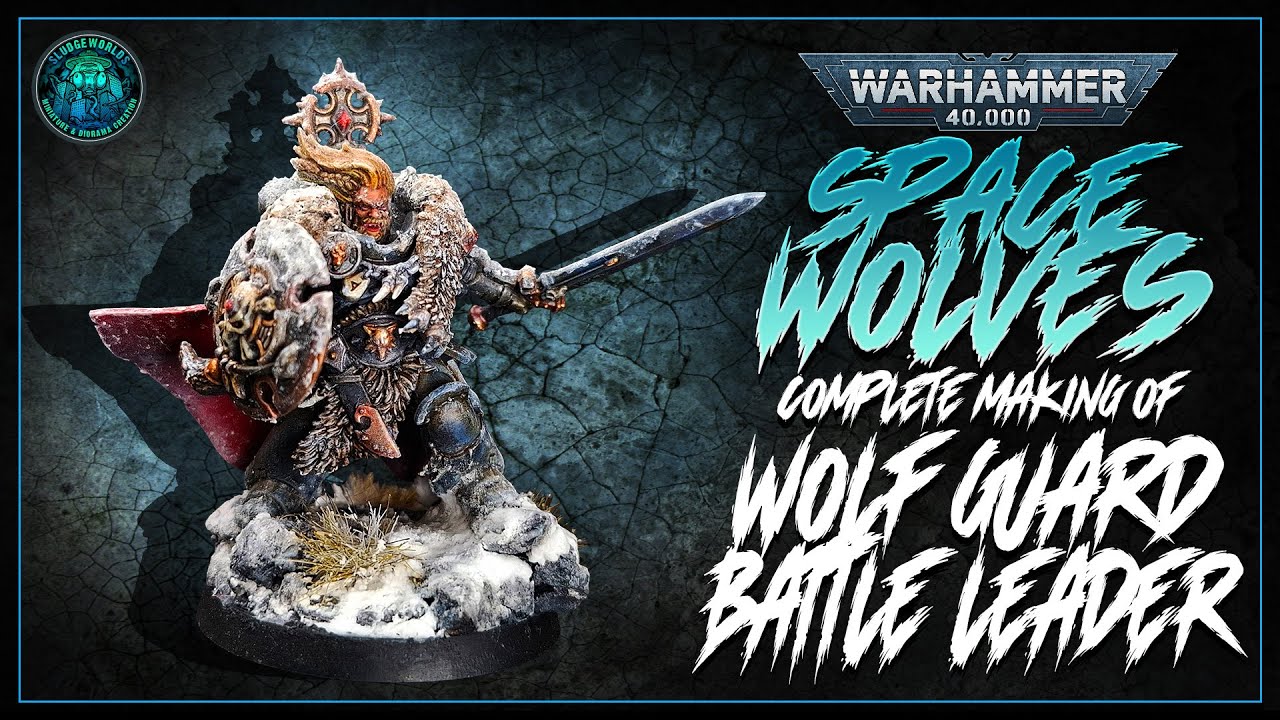 Painting a WH40K WOLF GUARD BATTLE LEADER  [TIMELAPSE] #miniaturepainting #warhammer40k