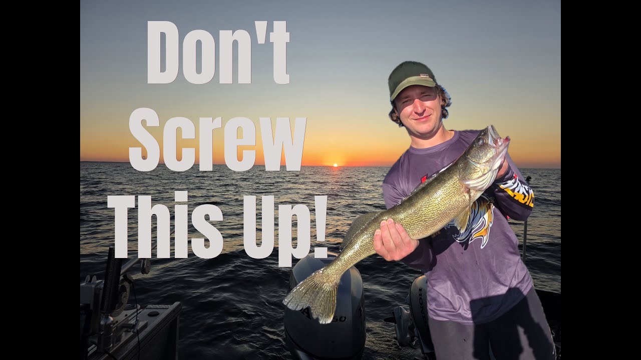 Lake Erie Walleye Fishing that didn't go as Planned.