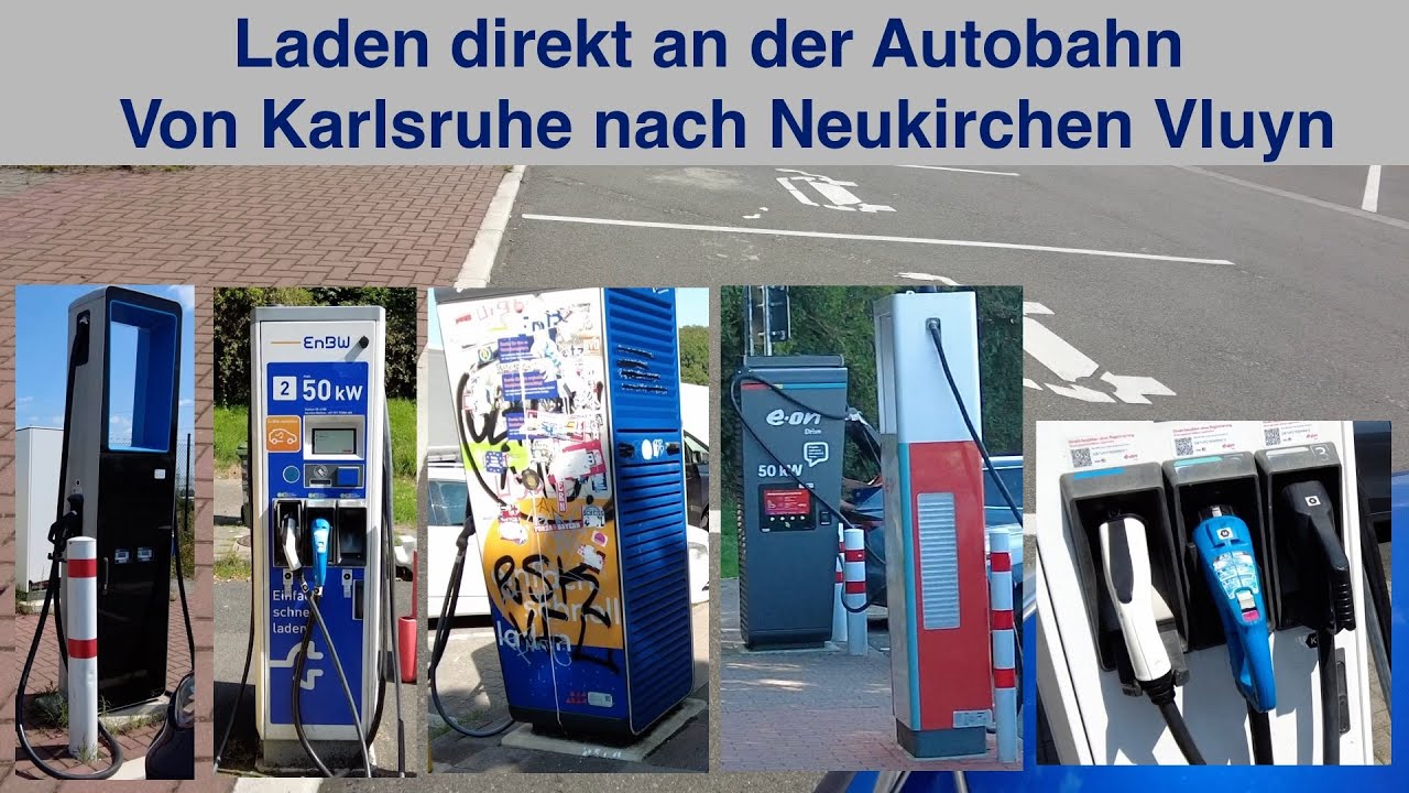 Laden direkt an der Autobahn: von KA nach MO