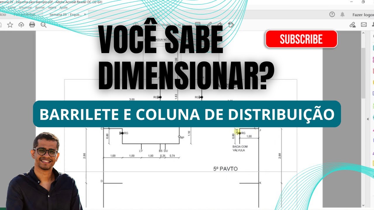 ✅BARRILETE e COLUNA de DISTRIBUIÇÃO?! O que são e como dimensionar? #hidraulica