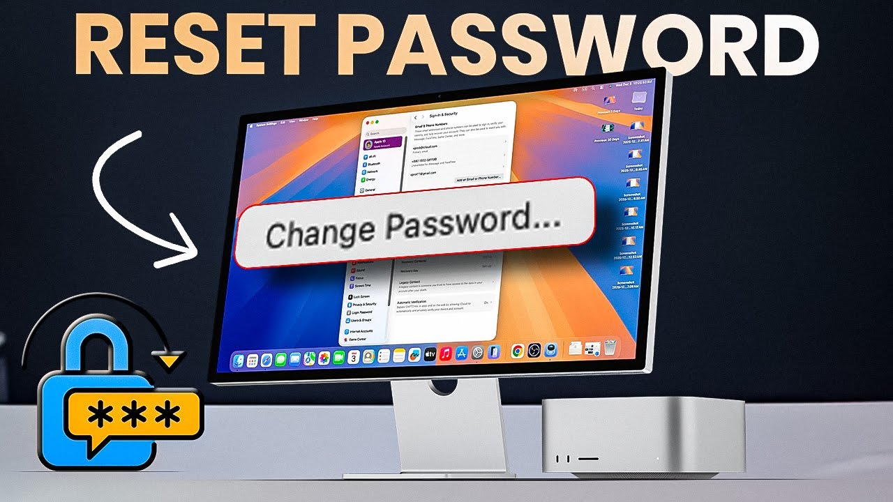 How to Reset Apple ID Password  on Mac Mini if You Forgot It?