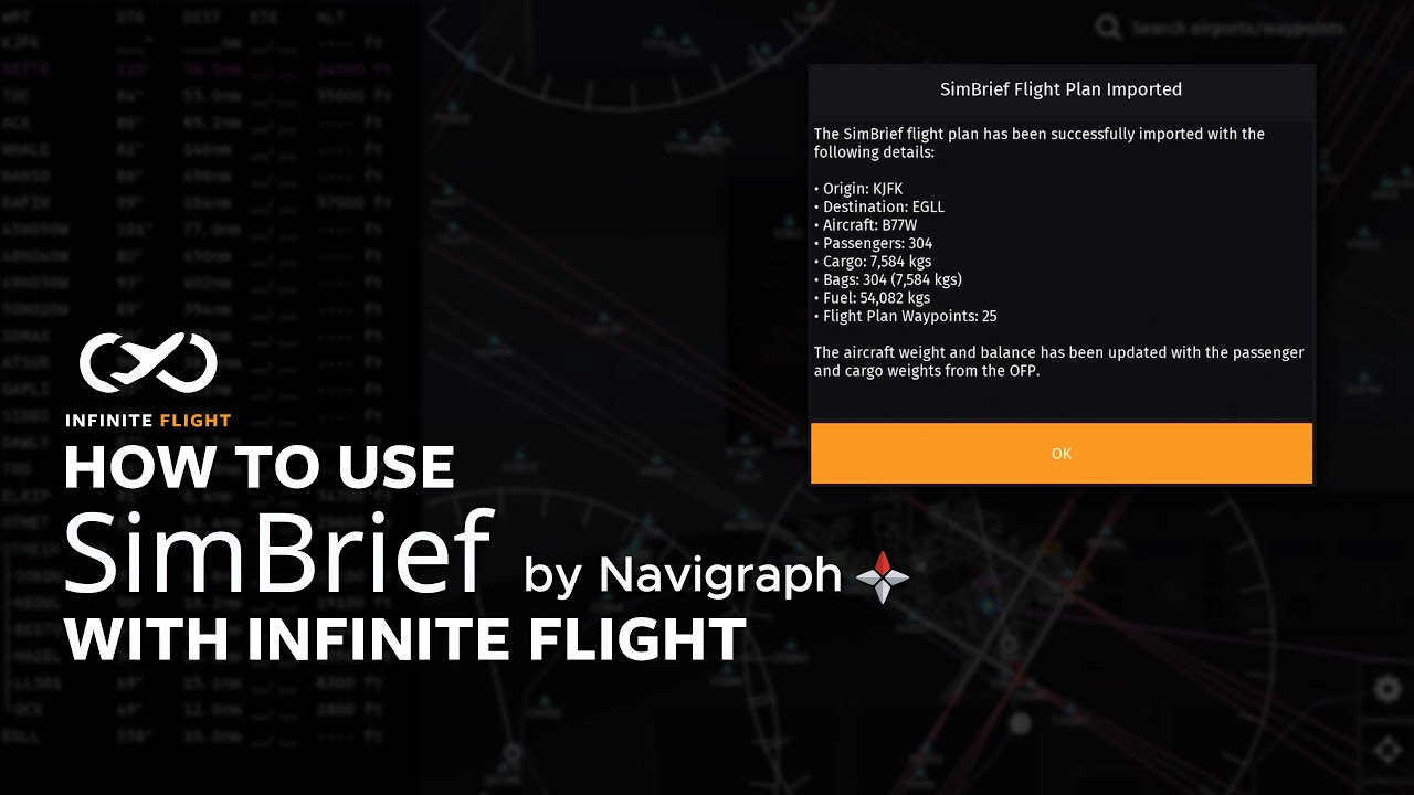 How To Use SimBrief with Infinite Flight