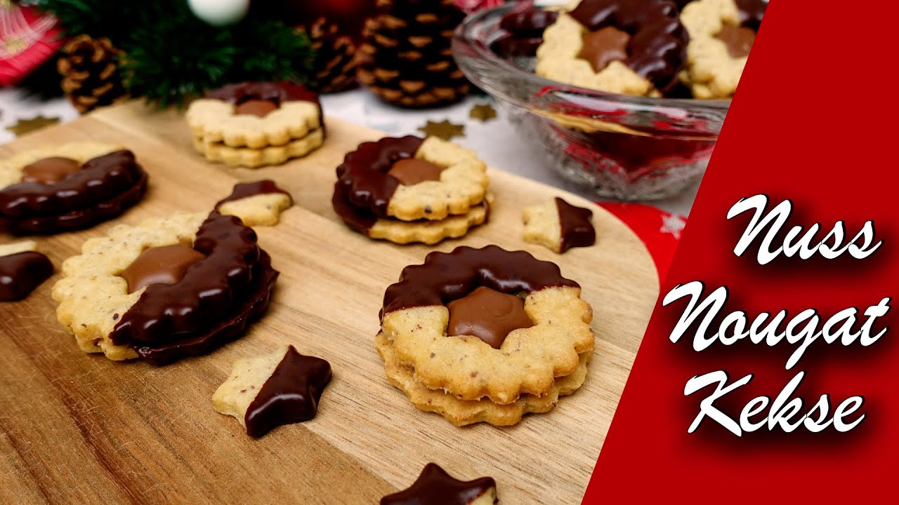 Nuss Nougat Kekse | Haselnuss Plätzchen zum Ausstechen
