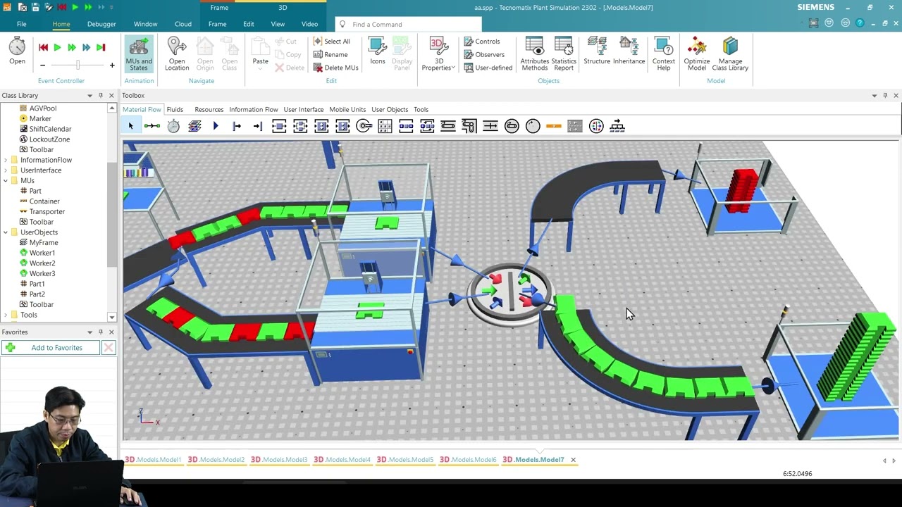 Tecnomatix_ep6_Turntable, FlowControl, ShiftCalenda