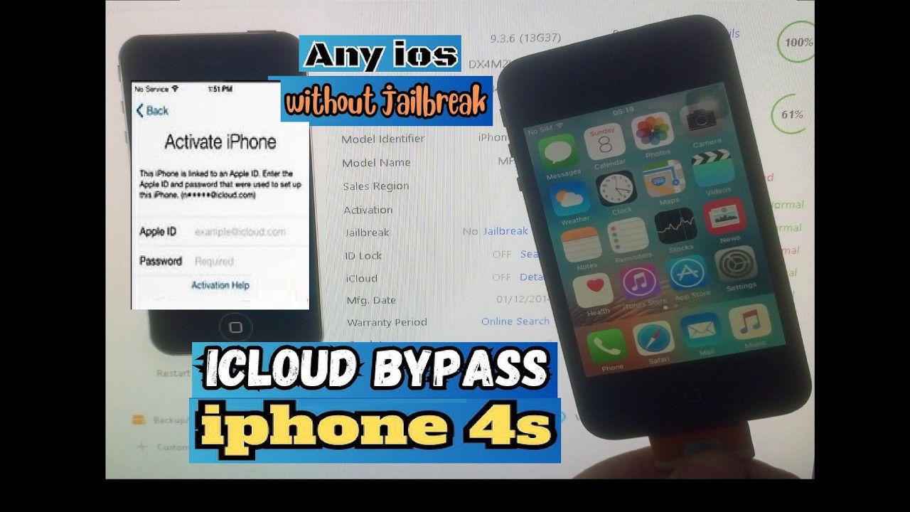 Как обойти iCloud на iPhone 4s | Обход iCloud на iPhone 4s