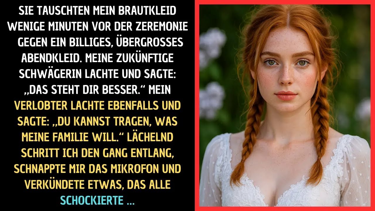 Sie tauschten mein Brautkleid Minuten vor der Hochzeit gegen ein billiges, riesiges aus
