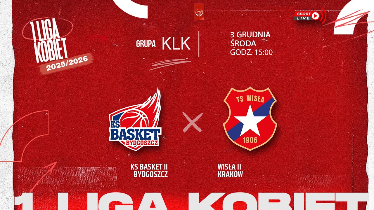 KS Basket II Bydgoszcz - Wisła II Kraków (KLK)